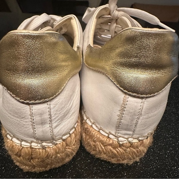 Women's White Espadrille Sneakers - Picture 5 of 8